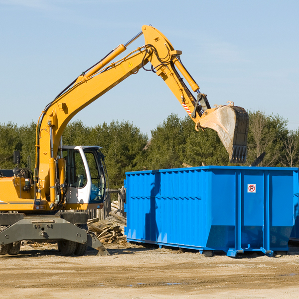 how many times can i have a residential dumpster rental emptied in Amherst